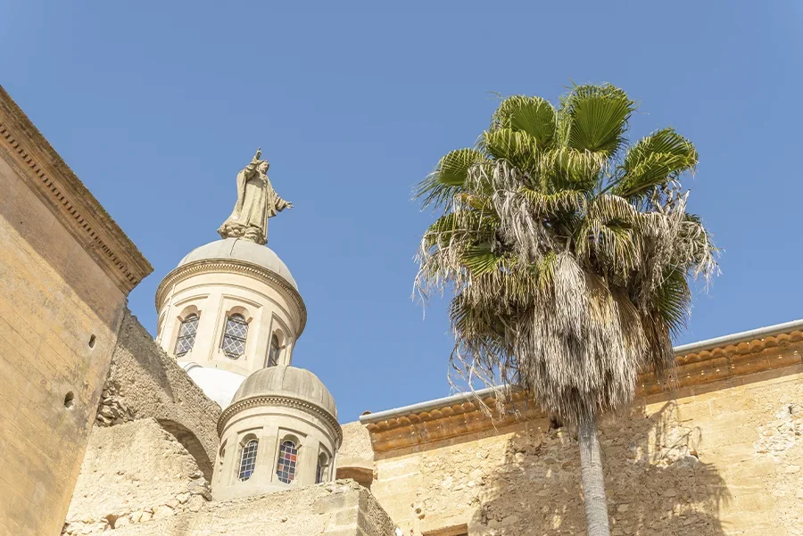 Vista de la Iglesia de Santa Bárbara